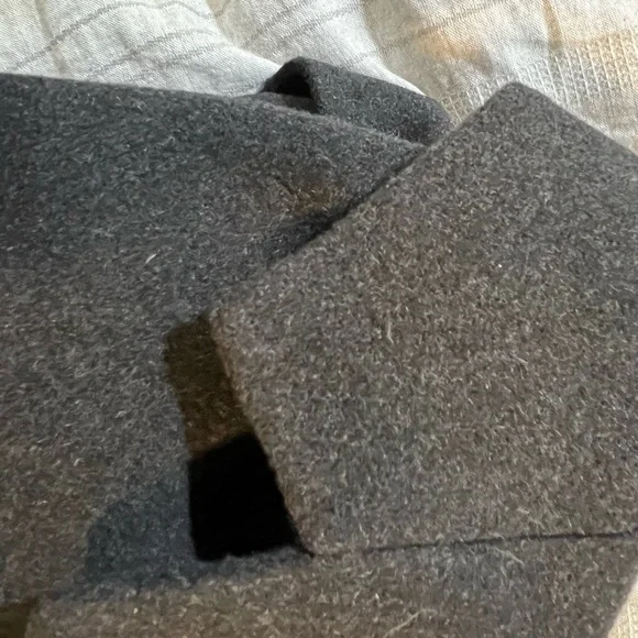 Ralph Lauren Cashmere Classic Dresscoat - CHAPS Sz 44 L Charcoal GUC - Picture 6 of 10